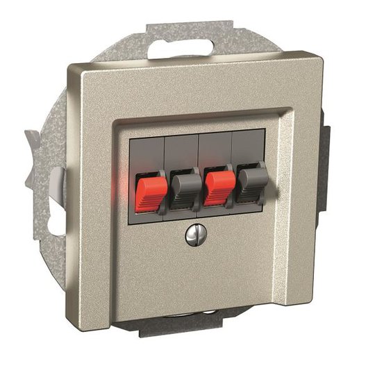 Schneider Electric WDE004915 Kaiutinpistorasia 76 x 62 x 76 mm Metallic