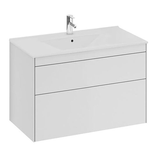 Ifö Sense SU Allaskaappi 90 cm, 2 laatikkoa, valkoinen
