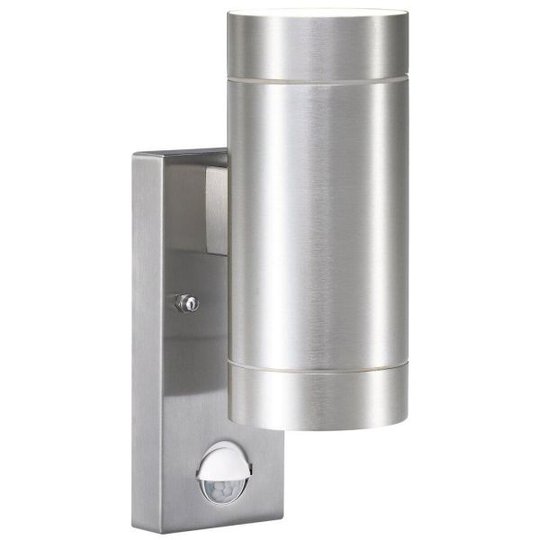 Nordlux TIN 21519129 Julkisivuvalaisin anturi, GU10, IP54 60W, alumiini