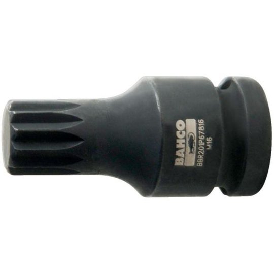 Bahco BBR201P64014 Voimakärkihylsy 1/2", XZN-ruuveille M14 x 40 mm