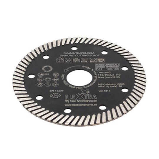 Flexxtra 100185 Timanttiterä 115 mm