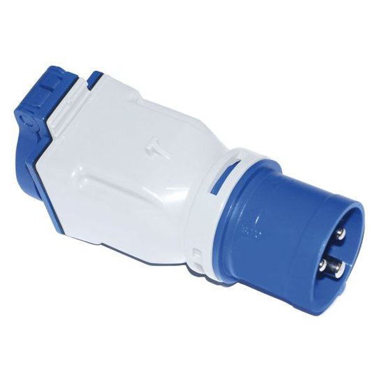 Garo 2425131 Sovitin 16 A, IEC/CEE-liittimellä 230 V (50+60 Hz) sininen