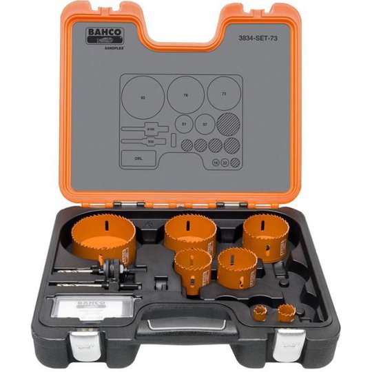 Bahco 3834-SET-73 Reikäsahasarja