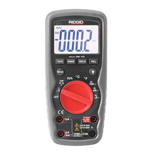 Ridgid DM-100 Yleismittari 9 V paristolla