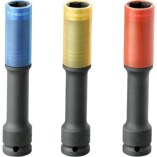 Facom NSI.3EL Voimahylsysarja 1/2", 17/19/21 mm, pitkä