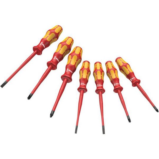 Wera 160 iSS/7 Kraftform Plus Ruuvitalttasarja sarja 100, 7 osaa