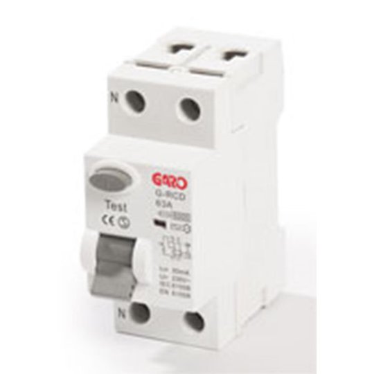 Garo G-RCD-40/2/30 Vikavirtasuoja 2-napainen, 30mA 40A