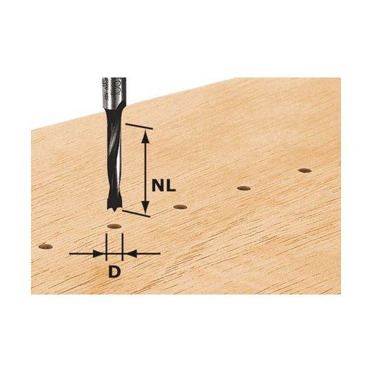 Festool HW D3/16 Tappijyrsinterä kara 8mm
