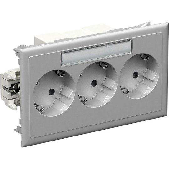 Schneider Electric 5940113 Master-pistorasia 3-osainen, alumiini
