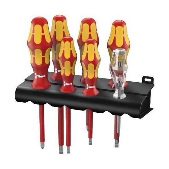 Wera Kraftform Plus 006148 Ruuvitalttasarja 7 osaa + teline