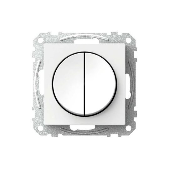 Schneider Electric Exxact Vaihtokytkin valkoinen, IP20 Kaksoisportaat