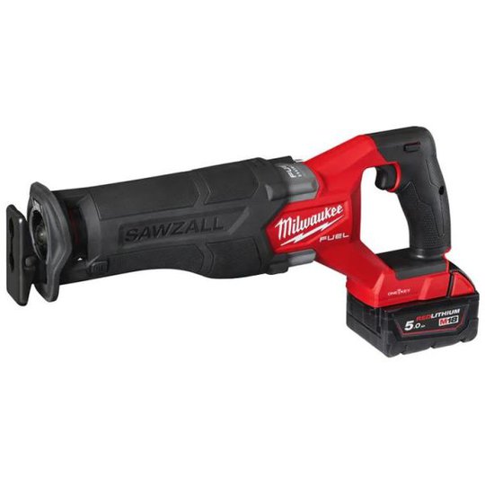 Milwaukee M18 ONEFSZ-502X Akkupuukkosaha sis. akut ja laturin
