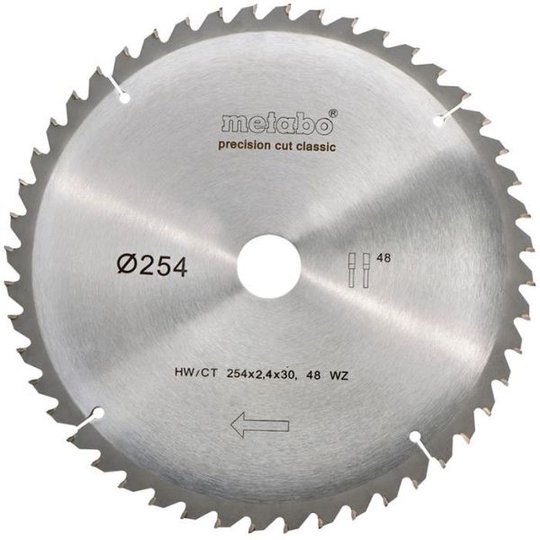 Metabo HW/CT Pyörösahanterä 305 x 30, 56 WZ 5° NEG