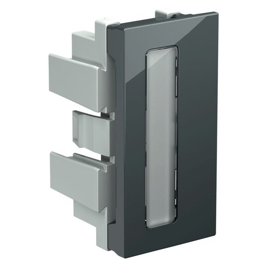 Schneider Electric INS60002 Merkki-ikkuna valkoinen, merkkikyltillä Harmaa