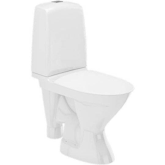 Ifö Spira Rimfree 627008811010 WC-istuin pehmeällä kannella, liimattava