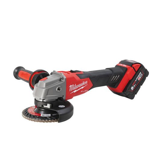 Milwaukee M18FSAG125XB502X Kulmahiomakone mukana akku ja laturi