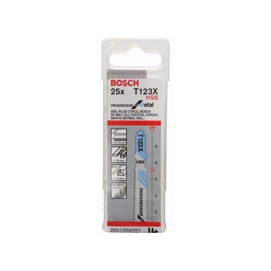 Bosch Progressor for Metal Pistosahanterä 100mm, 25 kpl