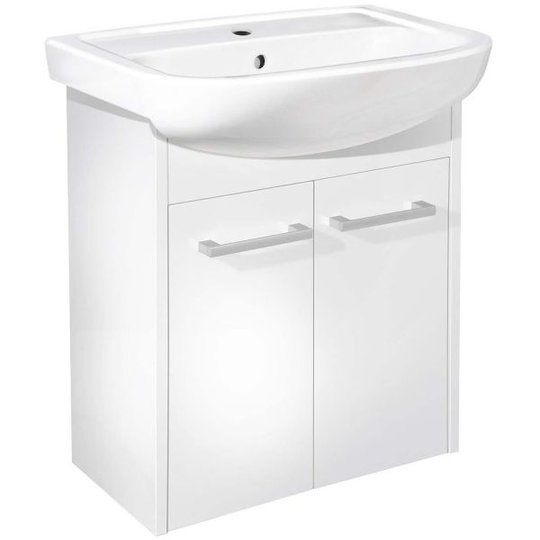 Gustavsberg Nordic³ Pesuallaskaappi 60 cm, pesualtaalla Kiiltovalkoinen