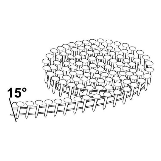 ESSVE FZV Huopanaula 15° lankasidottu, 7200 kpl:n pakkaus 3,0x19mm