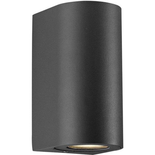 Nordlux CANTO 49721003 Seinävalaisin 2x28W LED, IP44, GU10 Musta