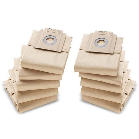 Kärcher 69043330 Pölypussi Paperia, 10 kpl pakkaus