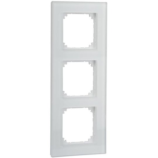 Schneider Electric Exxact Solid Kehys lasi, valkoinen 3-lokeroinen