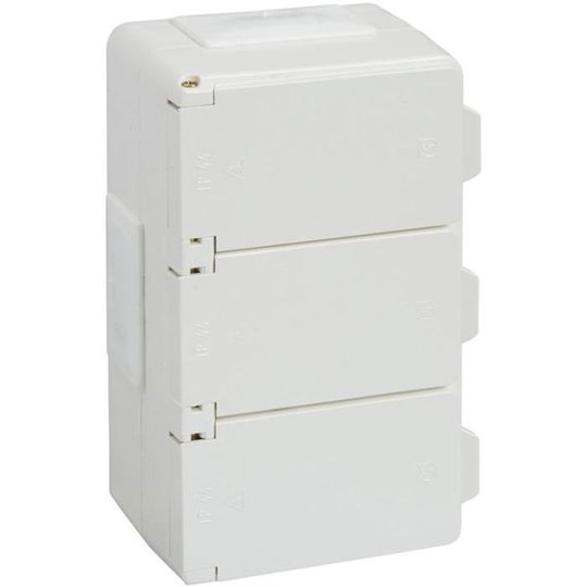 Schneider Electric Aqua Stark 183508700 Seinäpistorasia maadoitettu, koteloitu, 3-osainen