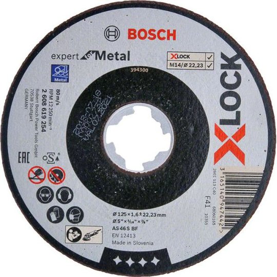 Bosch Expert for Metal Katkaisulaikka X-LOCK 125 × 1,6 × 22,23 mm