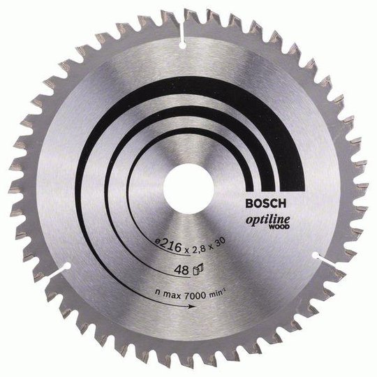 Bosch 2608640641 Optiline Wood Sahanterä 216x2,8x30mm, T48
