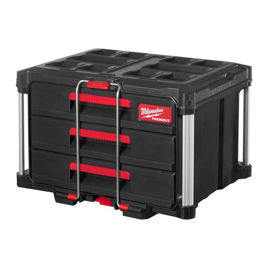 Milwaukee PACKOUT 3 DRAWER TOOL BOX Säilytyslaatikko kolme laatikkoa