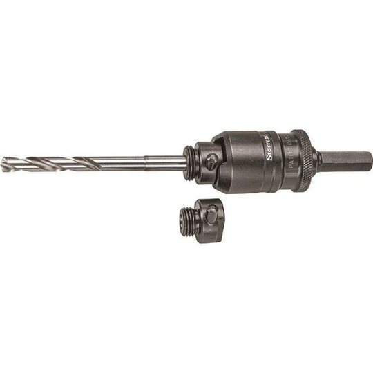 Starrett A6-4 Reikäsahan pidikesarja HSS-poranterällä