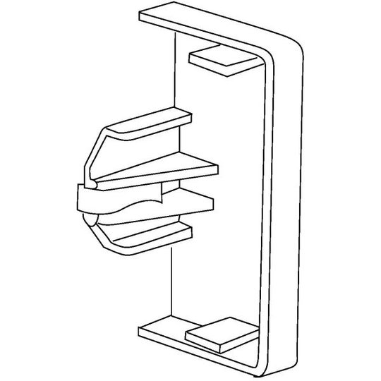 Schneider Electric 5401311 Päätykappale 90°, halogeeniton 10 x 20 mm
