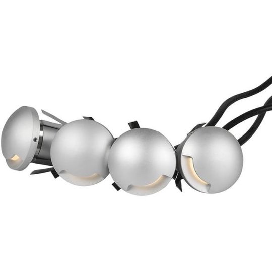 Hide-a-Lite Steplight Garden Kit Porrasvalot alumiini, 3000 K