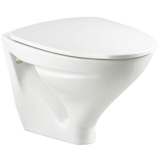 Ifö Sign 687506509 WC-istuin ilman huuhtelusäiliötä seinään kiinnitettävä, pehmeällä kannella