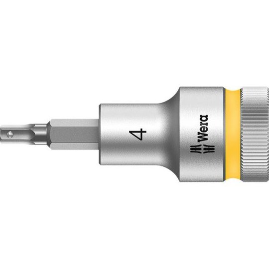 Wera 8740 C HF Kuusiokolohylsy 1/2" 4 mm, pituus 60 mm