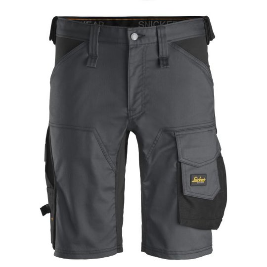 Snickers 6143 AllroundWork Työshortsit harmaa/musta 44
