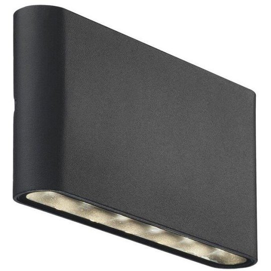 Nordlux KINVER 84181003 Seinävalaisin LED, IP54 Musta