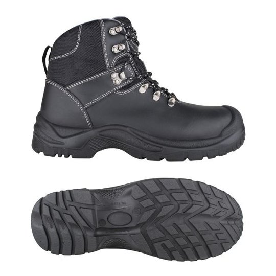 Toe Guard Flash Suojakengät S3, keskikorkea, musta, teräskärki Koko 36