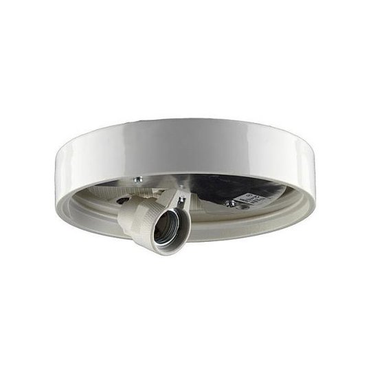 Ifö Electric 55752-000-10 Kanta suora, E27, IP44 valkoinen