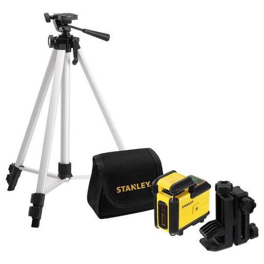 STANLEY 360 Set Ristilaserpaketti vihreä laser, jalusta & laukku