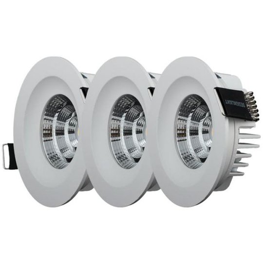 Designlight QB-304MW Downlight-valaisin kiinteä, 3 kpl 2700K