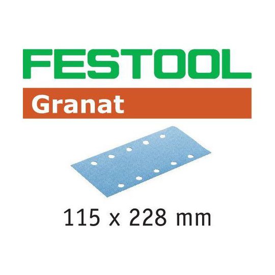 Festool STF GR Hiomapaperi 115x228mm 50 kpl. P240