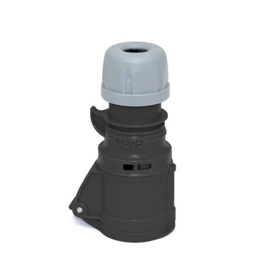 Garo S 216-7 Q Jatkopistorasiat IP44, 3-napainen, 16A, Quick Musta, 7 h