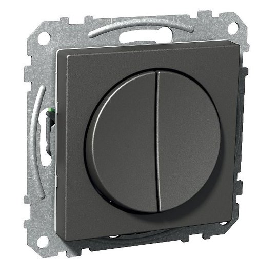 Schneider Electric Exxact Vaihtokytkin antrasiitti, IP20 Kruunukytkin