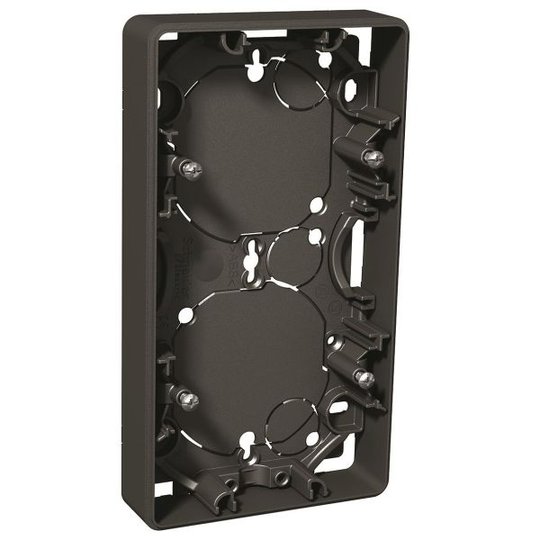 Schneider Electric Exxact Korotuskehys Antrasiitti, 21 mm 2-paikkainen