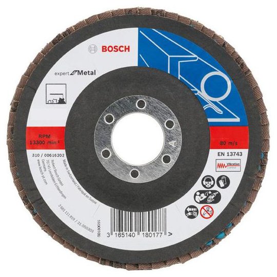 Bosch Expert for Metal Lamellihiomalaikka 180 x 22,23 mm K60
