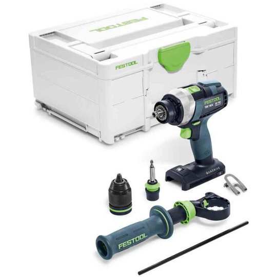 Festool TDC 18/4 I-Basic Porakone-ruuvinväännin laukussa, ilman akkua ja laturia