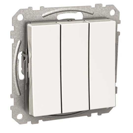 Schneider Electric Exxact Vipupainike valkoinen 3x1-napainen