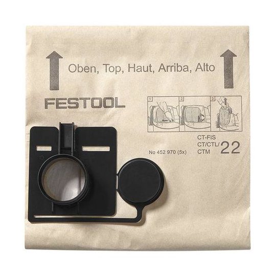Festool FIS-CT 22/20 Suodatinpussi 20 kpl
