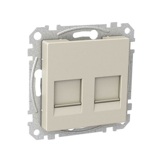 Schneider Electric WDE004379 Keskiölevy suora, reikäkuvio Metallic